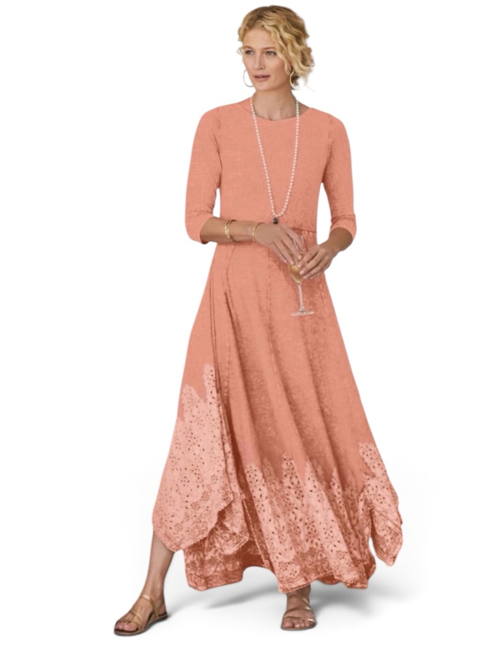 Soft Surroundings Casablanca Maxi Dress size XS NWT